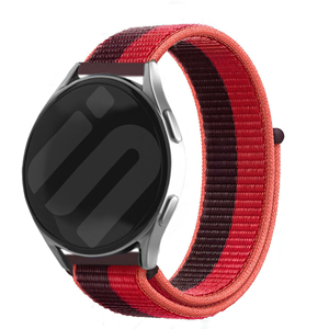 Strap-it Samsung Galaxy Watch 6 Classic 47mm nylon band (cherry magenta)