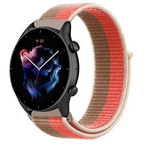 Strap-it Amazfit GTR 3 nylon band (pink pomelo)