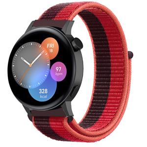 Strap-it Huawei Watch GT 3 42mm nylon band (cherry magenta)