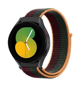 Strap-it Samsung Galaxy Watch 5 - 40mm nylon band (dark cherry)