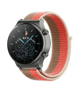 Strap-it Huawei Watch GT 2 Pro nylon band (pink pomelo)