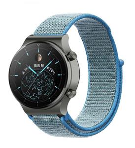 Strap-it Huawei Watch GT 2 Pro nylon band (blauw)