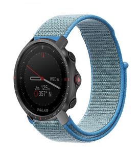 Strap-it Polar Grit X Pro nylon band (blauw)