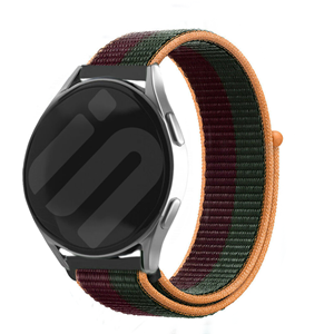 Strap-it Samsung Galaxy Watch 6 Classic 47mm nylon band (dark cherry)