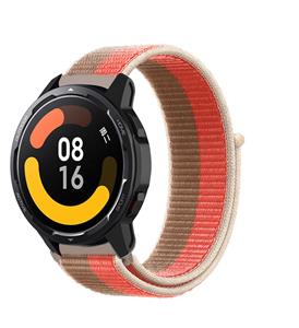 Strap-it Xiaomi Watch S1 nylon band (pink pomelo)