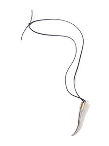 Proenza Schouler Horn pendant necklace - Zilver