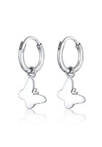 Elli Dames Creoolse Vlinder Hanger Basis in 925 Sterling Zilver