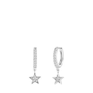 Lucardi Oorbellen Zilver - zilverkleurig