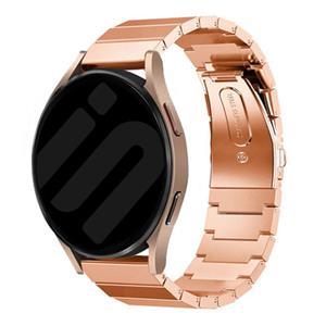 Strap-it Garmin Vivoactive 5 metalen band  (rosé goud)