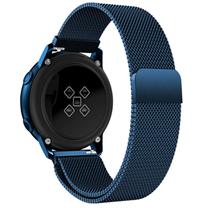 Strap-it Garmin Vivoactive 5 Milanese band (blauw)