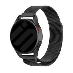 Strap-it Garmin Vivoactive 5 Milanese band  (zwart)