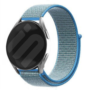 Strap-it Garmin Vivoactive 5 nylon band (blauw)