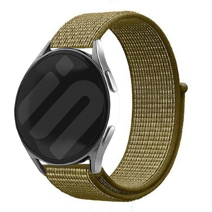 Strap-it Garmin Vivoactive 5 nylon band (olijf)
