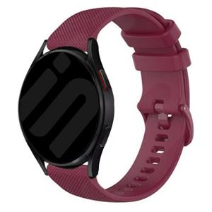 Strap-it Garmin Vivoactive 5 siliconen bandje (donkerrood)