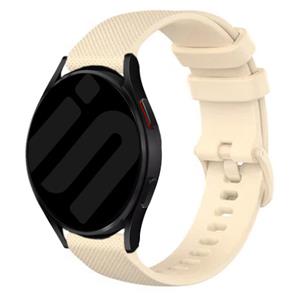 Strap-it Garmin Vivoactive 5 siliconen bandje (beige)