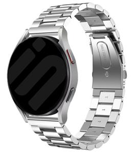 Strap-it Garmin Vivoactive 5 stalen band  (zilver)