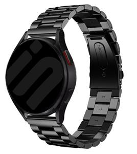 Strap-it Garmin Vivoactive 5 stalen band  (zwart)