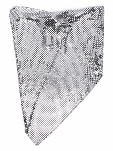 Rabanne Halsketting met mesh - Zilver
