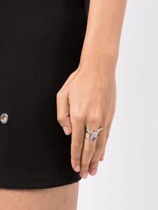 Maria Nilsdotter Vergulde ring - Zilver