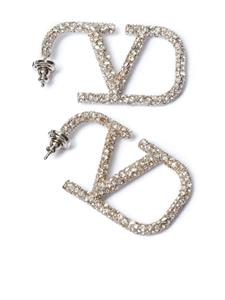 Valentino VLogo Signature oorbellen - Zilver