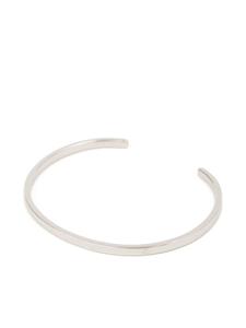 MM6 Maison Margiela Armband met gegraveerd logo - Zilver