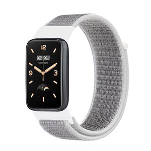 Strap-it Xiaomi Smart Band 7 Pro nylon bandje (zeeschelp)