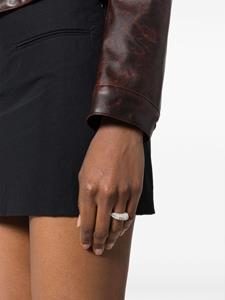 Coperni Swipe crystal-embellished ring - Zilver