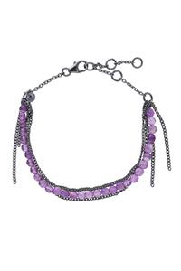 Dyrberg/Kern Catena Bracelet, Color: Silver, Purple, Onesize, Women