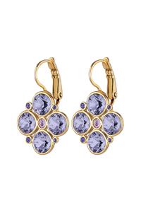 Dyrberg/Kern Mia Earpost, Color: Gold/Purple, Onesize, Women