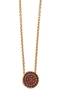 Dyrberg/Kern Leah Necklace, Color: Gold/Red, Onesize, Women