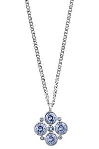 Dyrberg/Kern Maude Necklace, Color: Silver/Blue, Onesize, Women