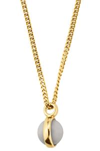 Dyrberg/Kern Lone Necklace, Color: Gold/Grey, Onesize, Women