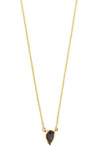 Dyrberg/Kern Makayla Necklace, Color: Gold/Black, Onesize, Women