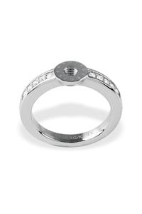 Dyrberg/Kern Ring Ring, Color: Silver/Crystal, I/, Women