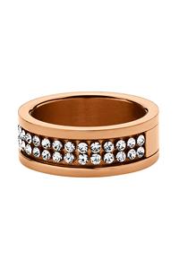 Dyrberg/Kern Fratianne Ring, Color: Gold/Crystal, I/, Women