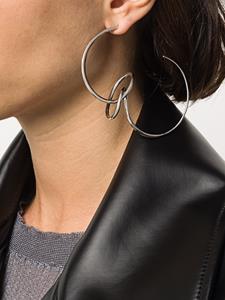 BAR JEWELLERY Gedraaide oorbellen - Zilver