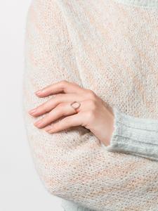 Monica Vinader Oorbellen met diamant - Roze