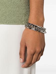 Kenneth Jay Lane chunky curb-chain bracelet - Zilver