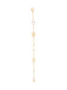 Dolce & Gabbana DG-plaque crystal-embellished bracelet - Goud