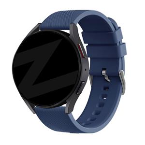 Bandz Amazfit GTS 3 siliconen band 'Deluxe' (donkerblauw)