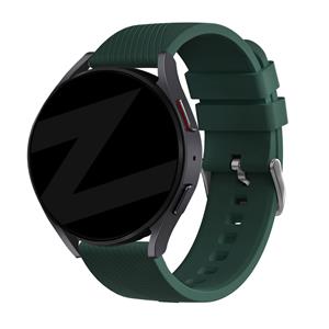 Bandz Fossil Gen 6 44mm siliconen band 'Deluxe' (donkergroen)