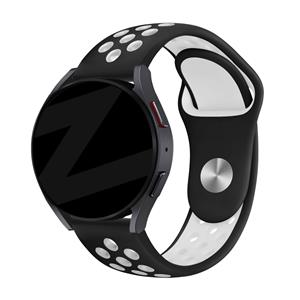 Bandz Amazfit GTS 3 sport band 'Deluxe' (zwart/wit)