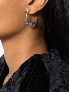 Zadig & Voltaire Rock Over half-hoop earrings - Zilver