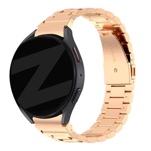 Bandz Samsung Galaxy Watch 6 Classic 43mm stalen band 'Classic' (roségoud)