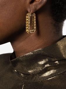 Amina Muaddi Charlotte crystal-embellished hoop earrings - Goud