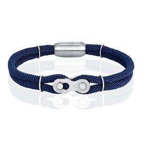 LGT JWLS Armband - Locomotief Blauw-23cm