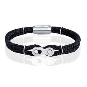 LGT JWLS Armband - Locomotief Zwart-21cm