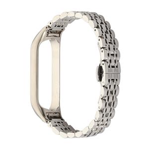 Strap-it Xiaomi Mi Band 7 metalen bandje (zilver)