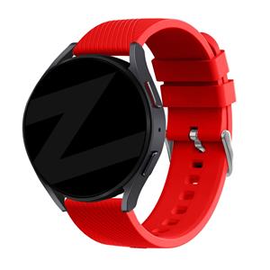 Bandz Huawei Watch GT 2 42mm siliconen band 'Deluxe' (rood)