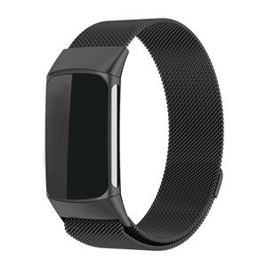 Strap-it Fitbit Charge 6 Milanese band (zwart)